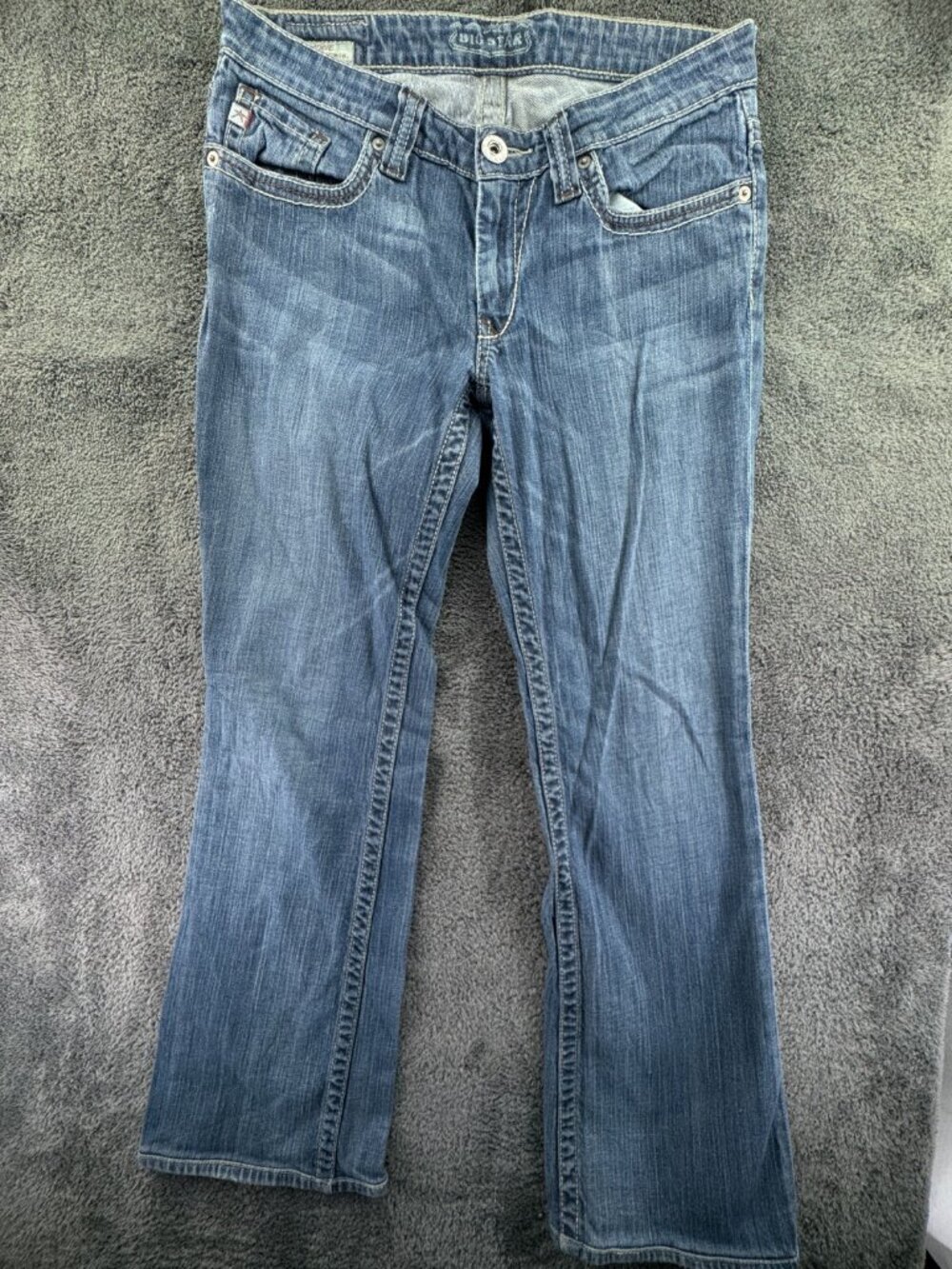 Big Star Jeans Maddie Bootcut Women 27L Denim Blue Adult Cotton Stretch Urban